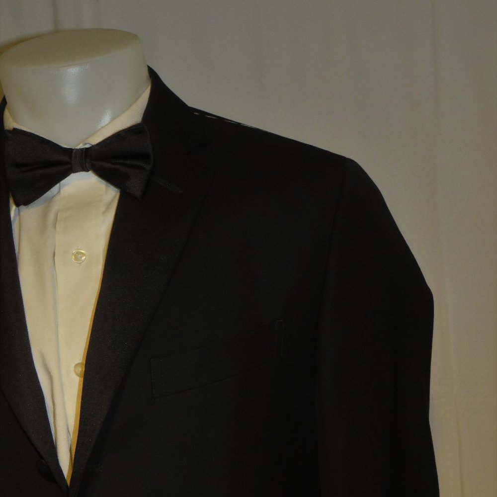 Polo Ralph Lauren Corneliani Black Custom Three Roll Two Tuxedo 42L NWT